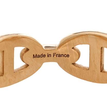 Hermes 18K Rose Gold PM Chaine d'Ancre Enchainee Ring 57 8 5 of 8