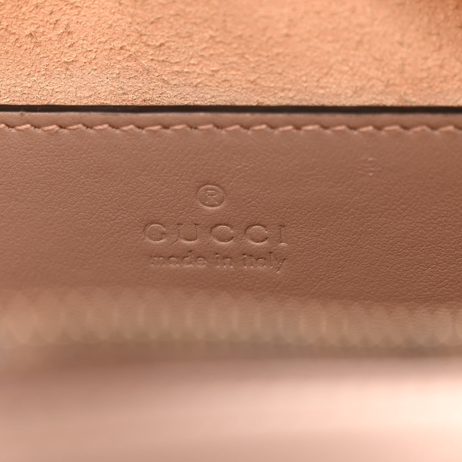 Gucci Calfskin Matelasse Small GG Marmont Chain Shoulder Bag Porcelain Rose 6 of 9
