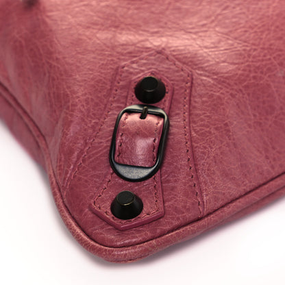 Balenciaga Agneau Classic Hardware Flat Handle Clutch Rose Bruyere 7 of 10