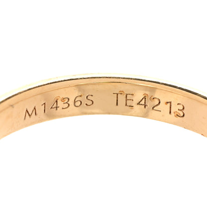 Louis Vuitton Louisette Signature Ring 49 5 Gold 6 of 6