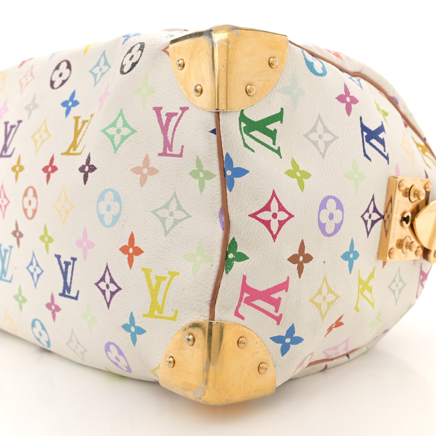Monogram Multicolor Speedy 30 White