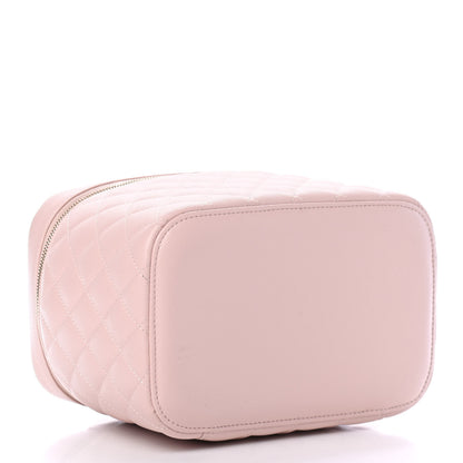 Chanel Caviar Quilted Large Vanity Pouch Light Pink 3 of 4