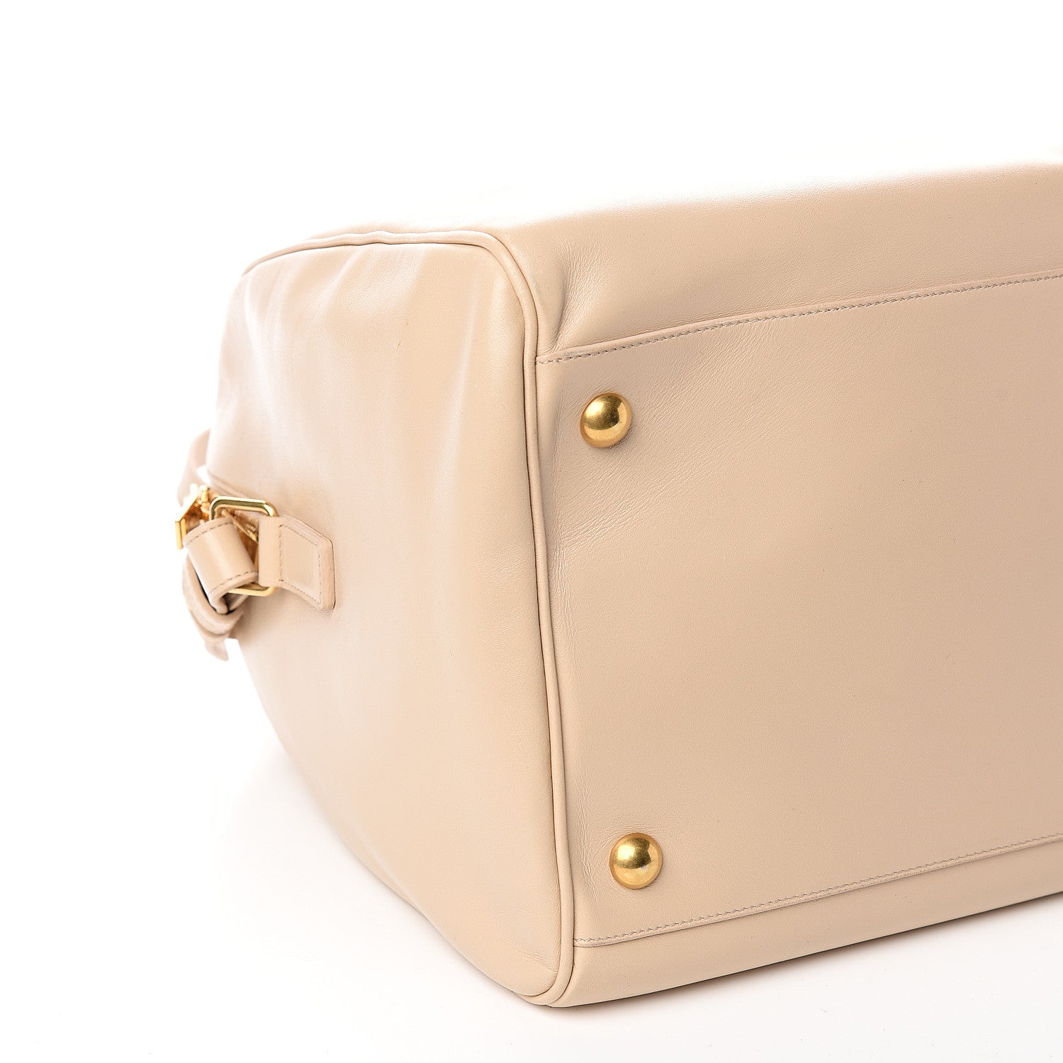 Saint Laurent Calfskin Classic Duffle 12 Nude Powder 7 of 9