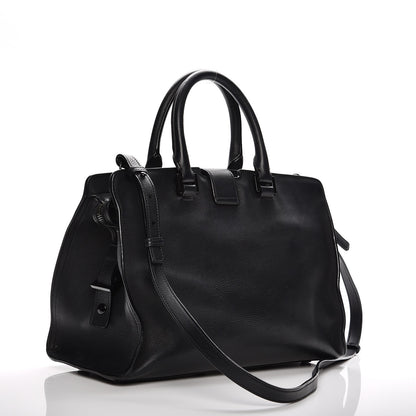 Saint Laurent Smooth Calfskin Small Monogram Cabas Black 6 of 18