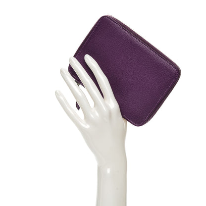 Hermes Epsom Globe Trotter Zip Agenda PM Cover Violet 2 of 8