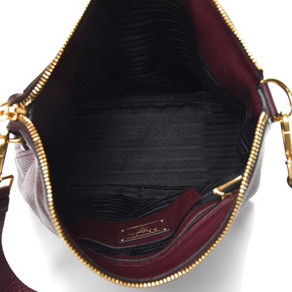Prada Vitello Daino Hobo Amaranto 5 of 8