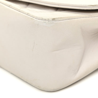 Chanel Lambskin Quilted Medium Single Flap White 11 of 24