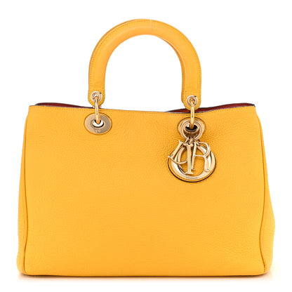 Christian Dior Bullcalf Medium Diorissimo Tote Tournesol 1 of 11