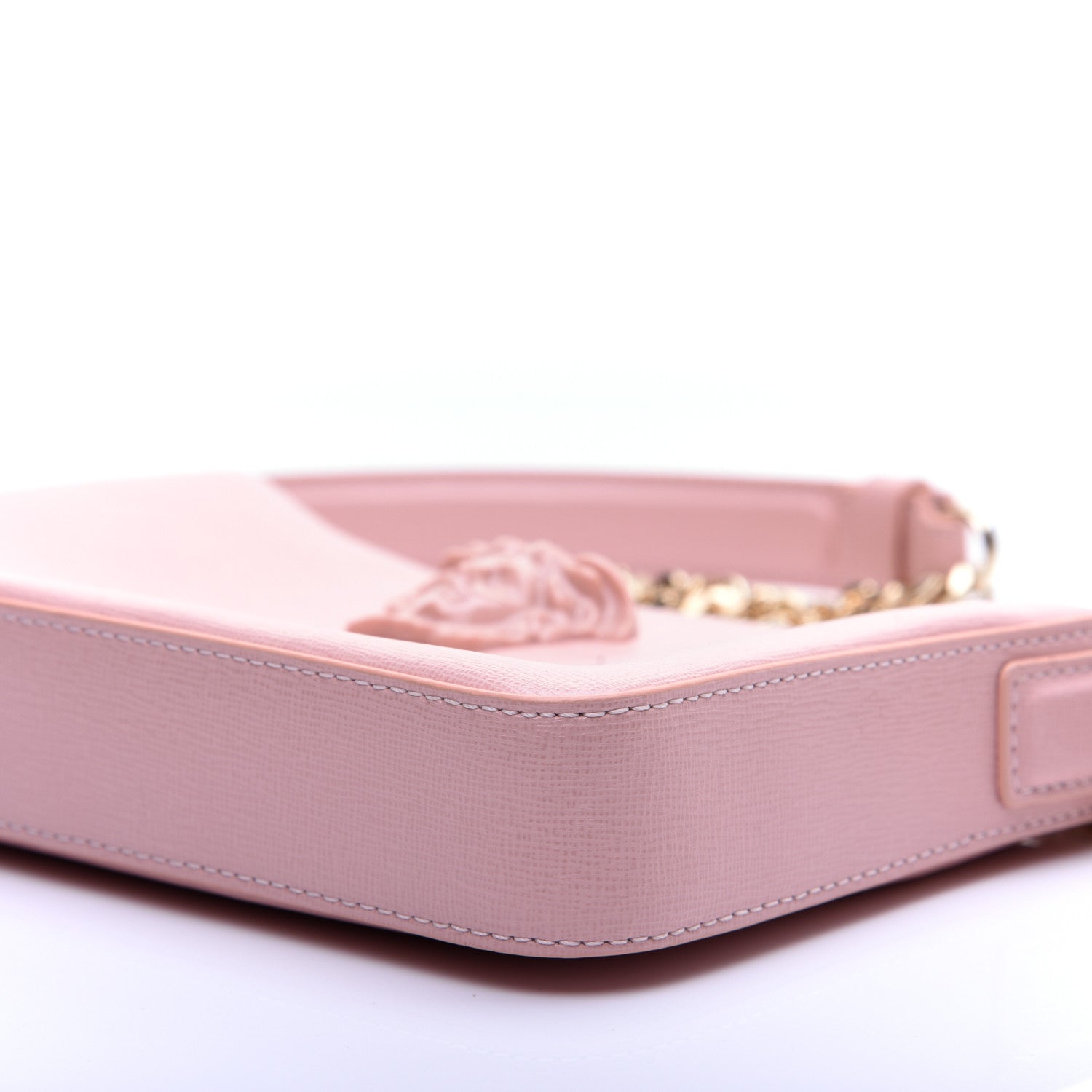 Versace Saffiano Calfskin Palazzo Chain Crossbody Light Pink 7 of 13