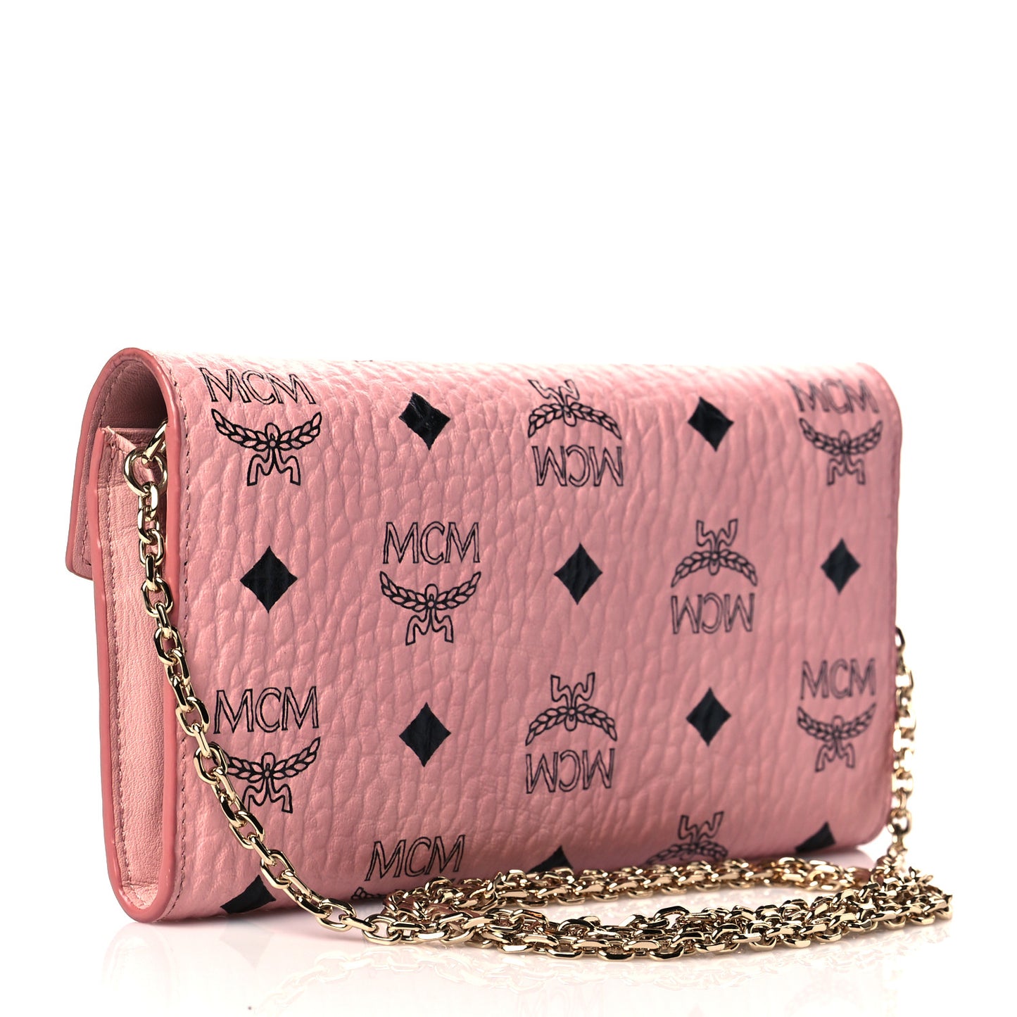 Visetos Large Patricia Wallet On Chain Soft Pink
