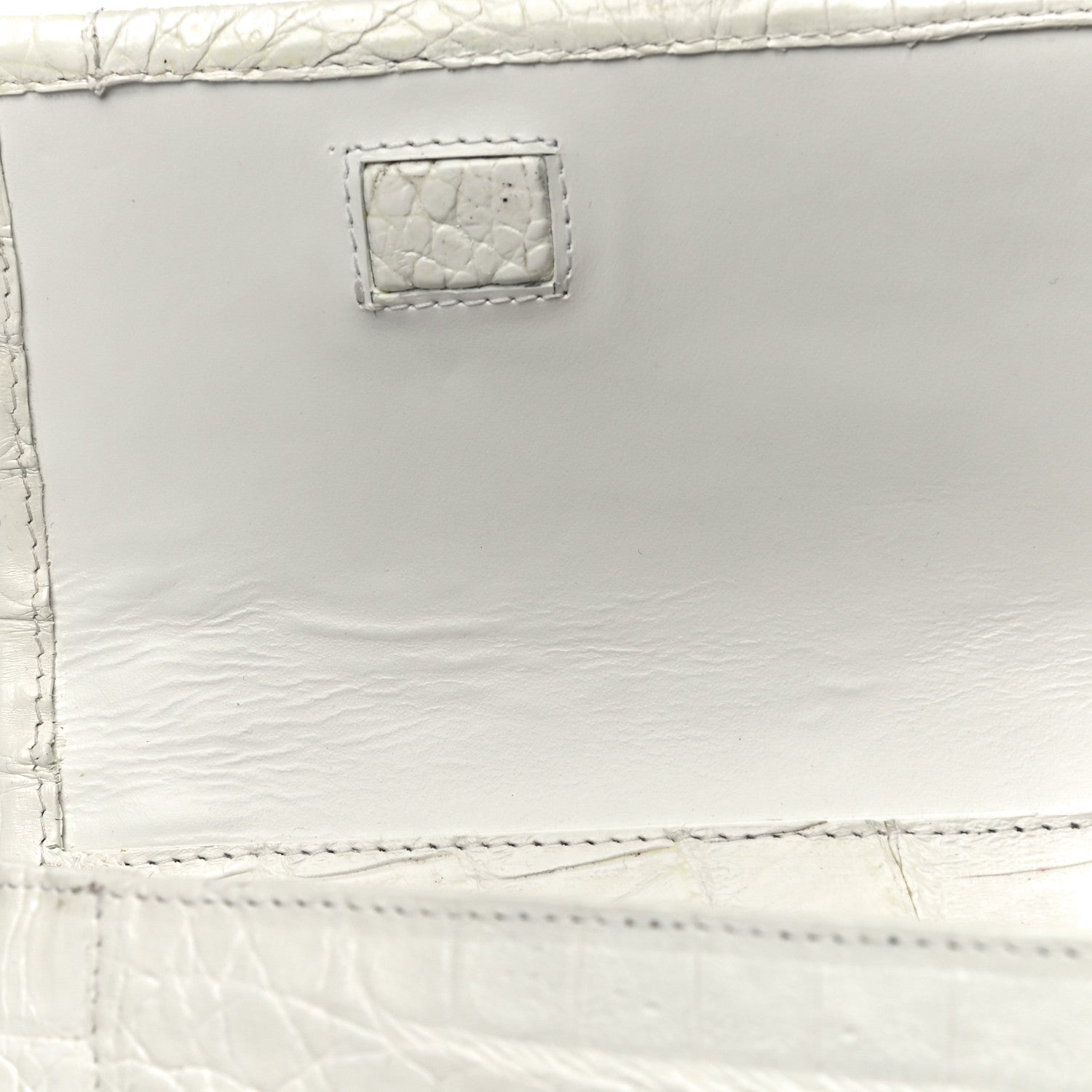 Nancy Gonzalez Crocodile Clutch White 13 of 18