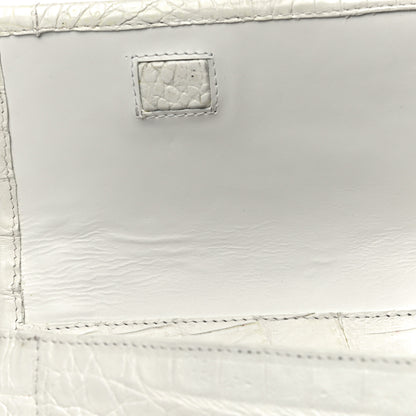 Nancy Gonzalez Crocodile Clutch White 13 of 18