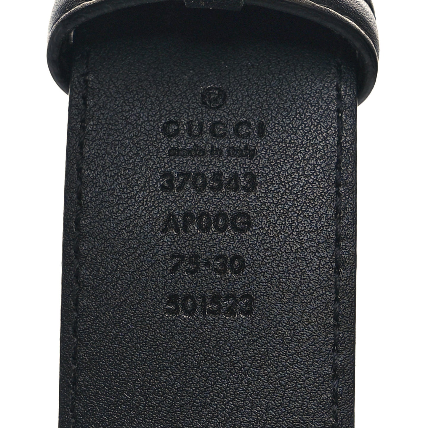 Calfskin Interlocking G 37mm Belt 75 30 Black