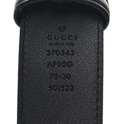 Gucci Calfskin Interlocking G 37mm Belt 75 30 Black 5 of 5