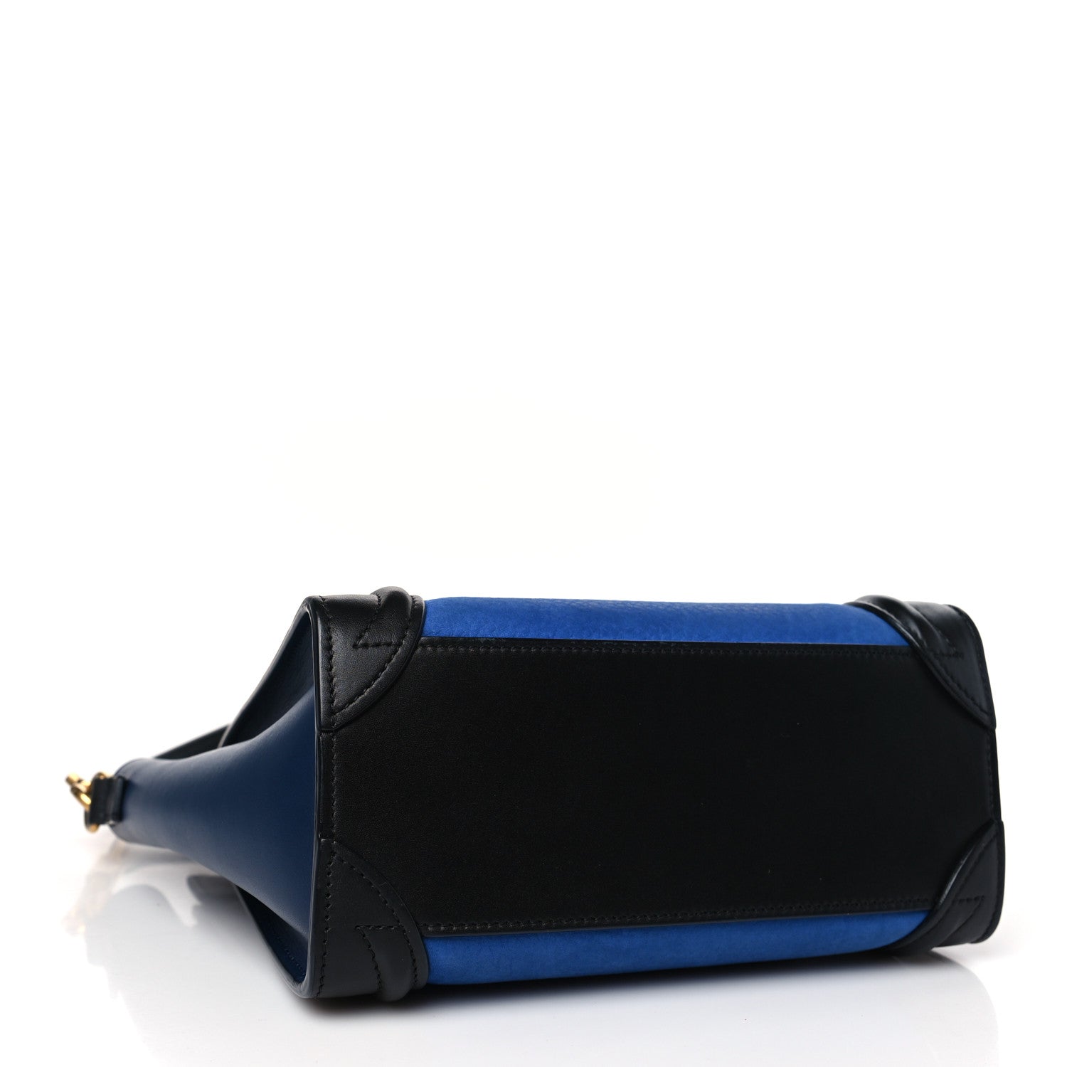 Celine Smooth Calfskin Nubuck Nano Tri-Color Luggage Bright Blue 4 of 8