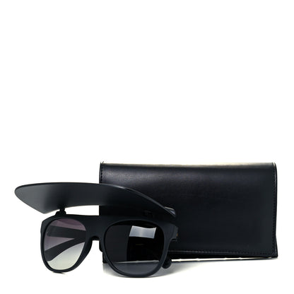 Chanel Acetate Visor Sunglasses 71046 Matte Black 8 of 9