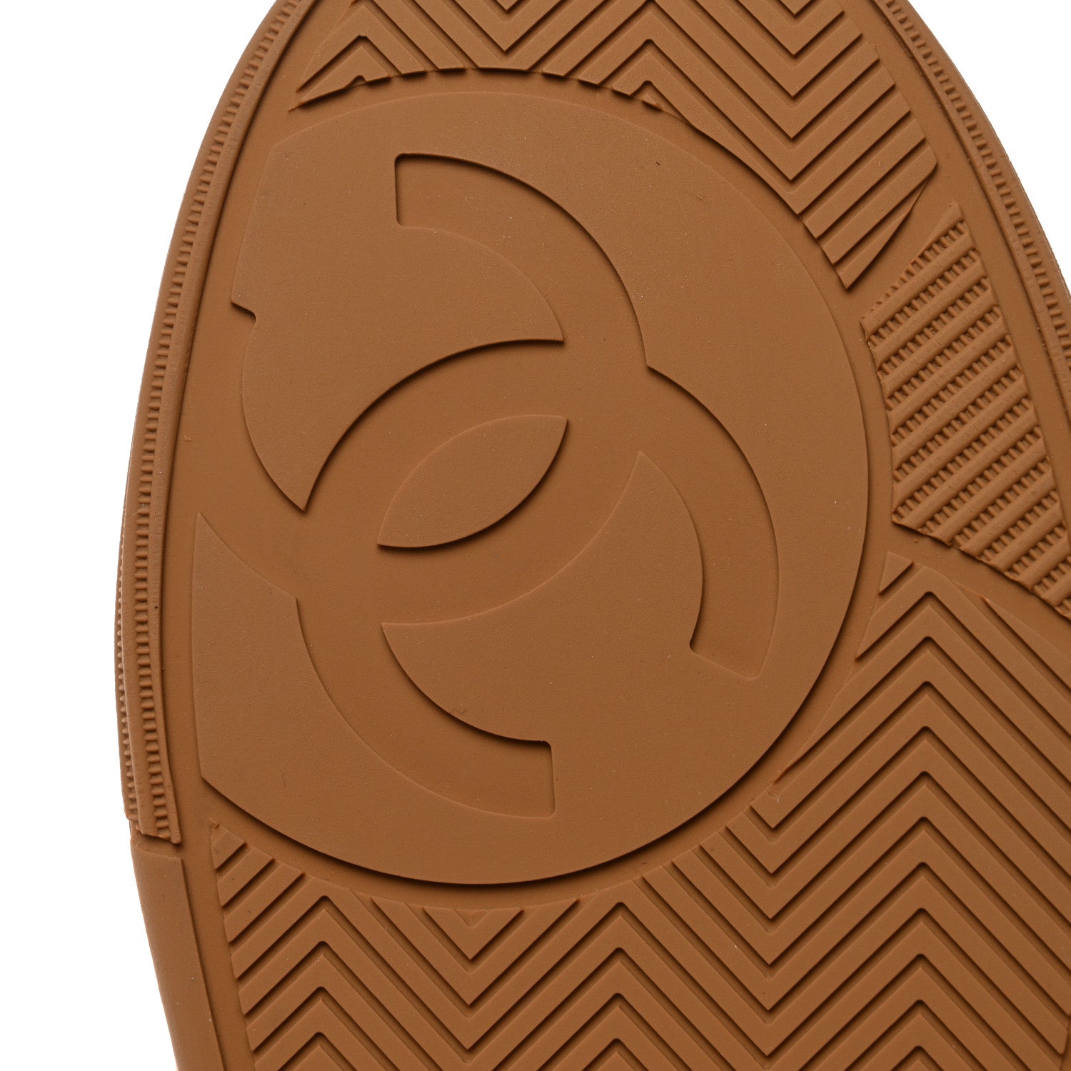 Chanel Fabric Suede Calfskin Logo Sneakers 40 Light Beige 8 of 9
