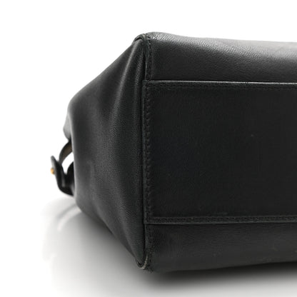 Fendi Nappa Mini Peekaboo Iconic Satchel Black 9 of 12