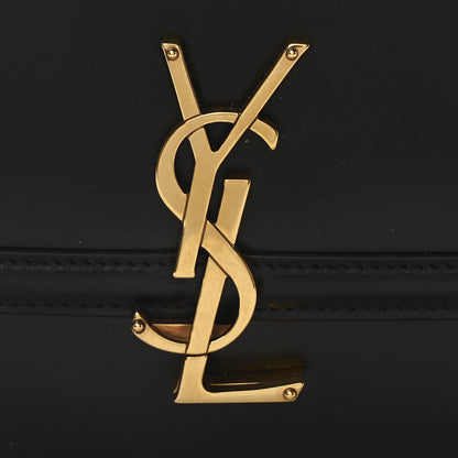 Saint Laurent Box Calfskin Monogram Medium Solferino Satchel Black 7 of 10