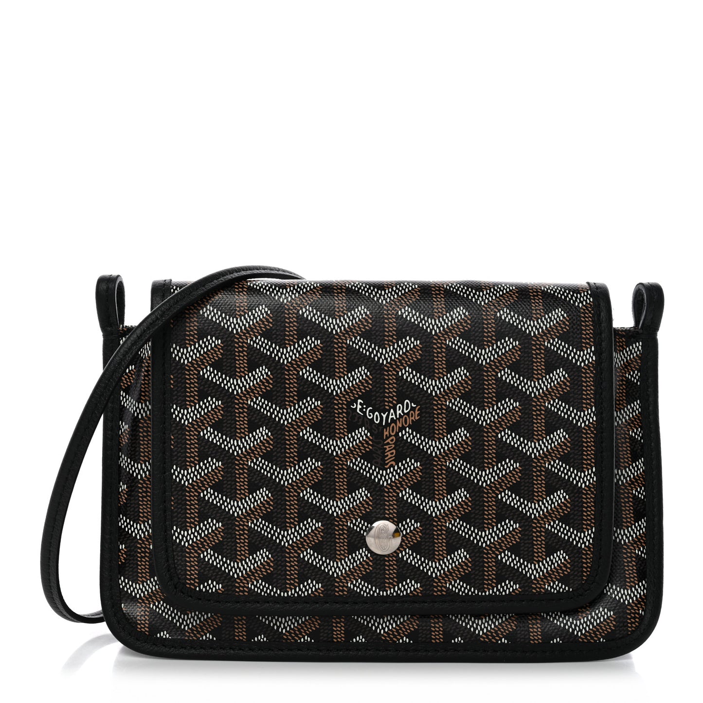 Goyardine Plumet Wallet Clutch Black
