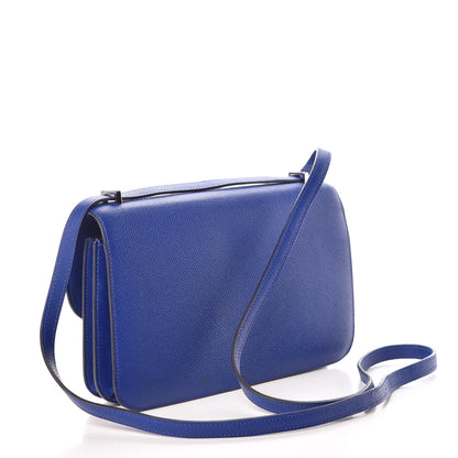 Hermes Epsom Constance Elan 25 Bleu Electrique 3 of 9