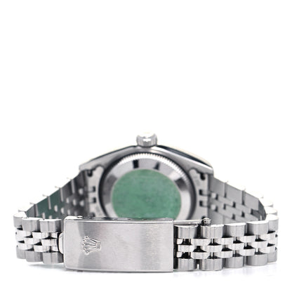 Rolex Stainless Steel 18K White Gold Diamond 26mm Oyster Perpetual Datejust Watch White 79174 5 of 8
