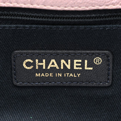 Chanel Wrinkled Lambskin Chevron Quilted Medium Surpique Flap Pink 6 of 11