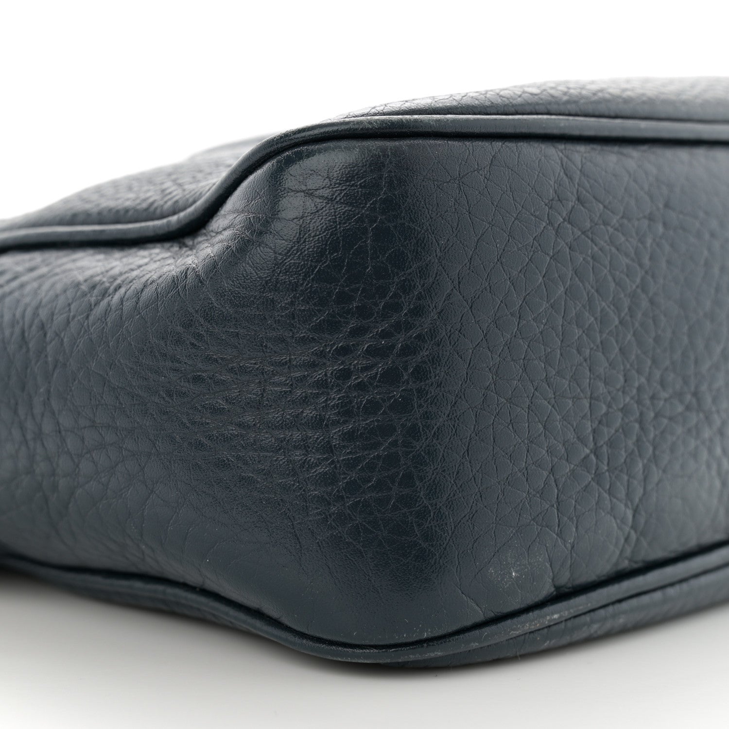 Gucci Pebbled Calfskin Small Soho Disco Bag Blue 9 of 17