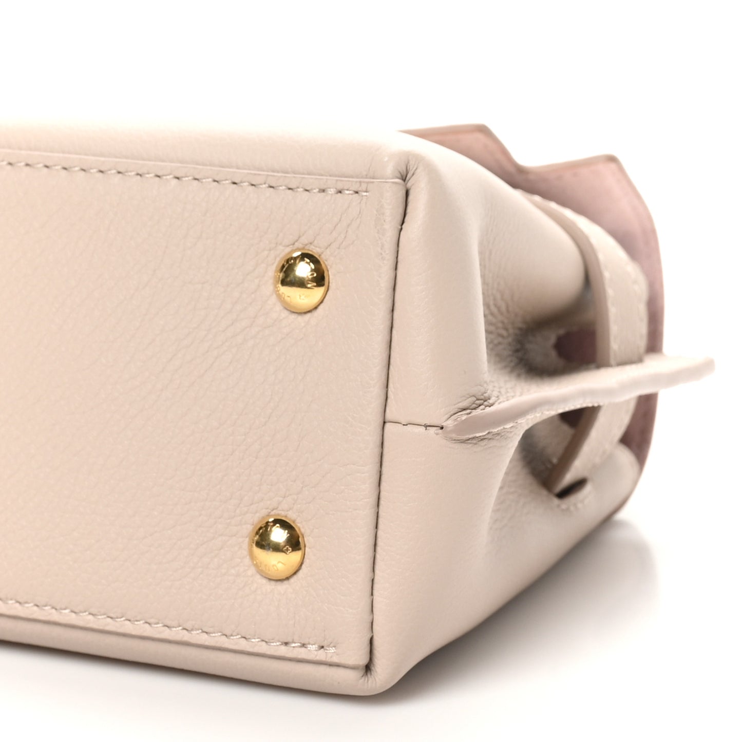 Soft Calfskin Mini Lockme Ever Greige