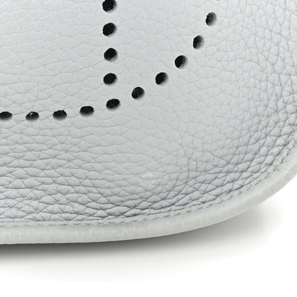 Hermes Taurillon Clemence Amazone Evelyne TPM Bleu Pale Indigo 10 of 12