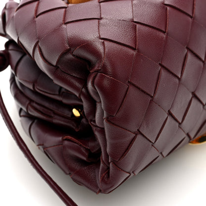 Bottega Veneta Nappa Intrecciato Studded The Mini Pouch  Barolo 8 of 9