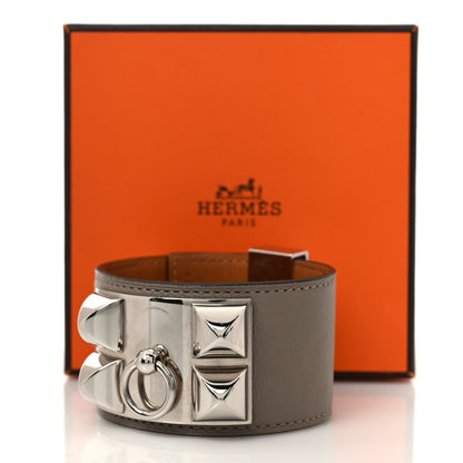 Hermes Swift Collier de Chien CDC Bracelet Gris Asphalte 5 of 5