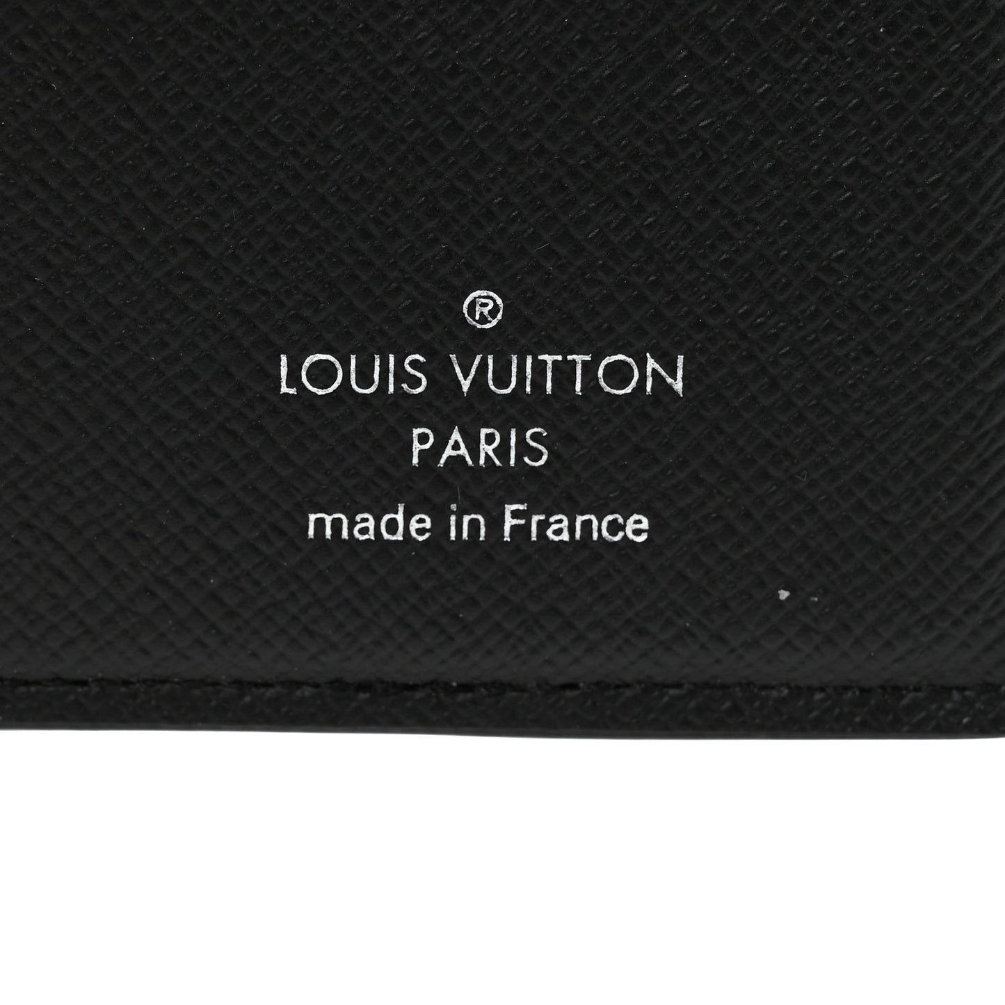 LOUIS VUITTON Taiga Pocket Organizer NM Black