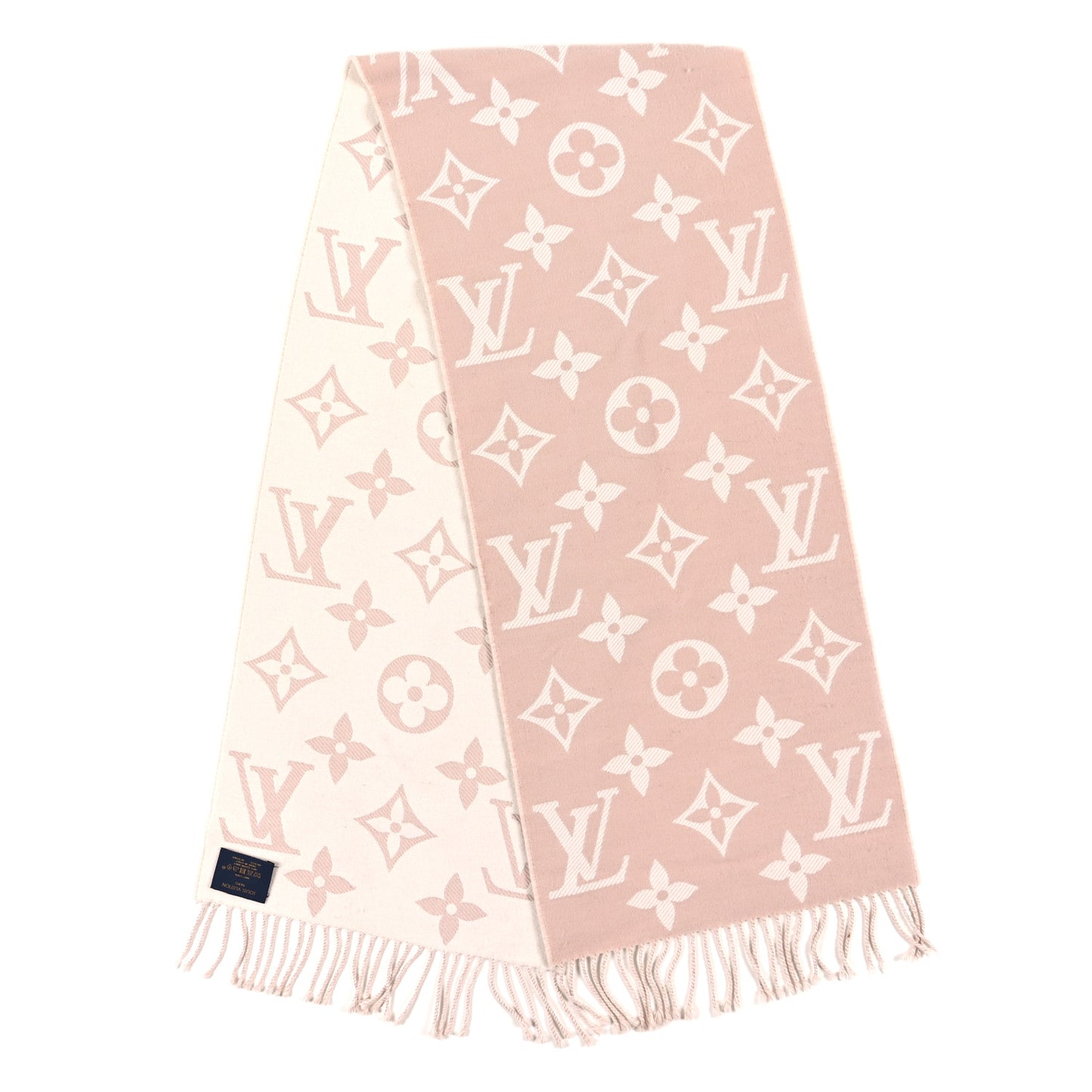 Wool Monogram Simply LV Scarf Beige