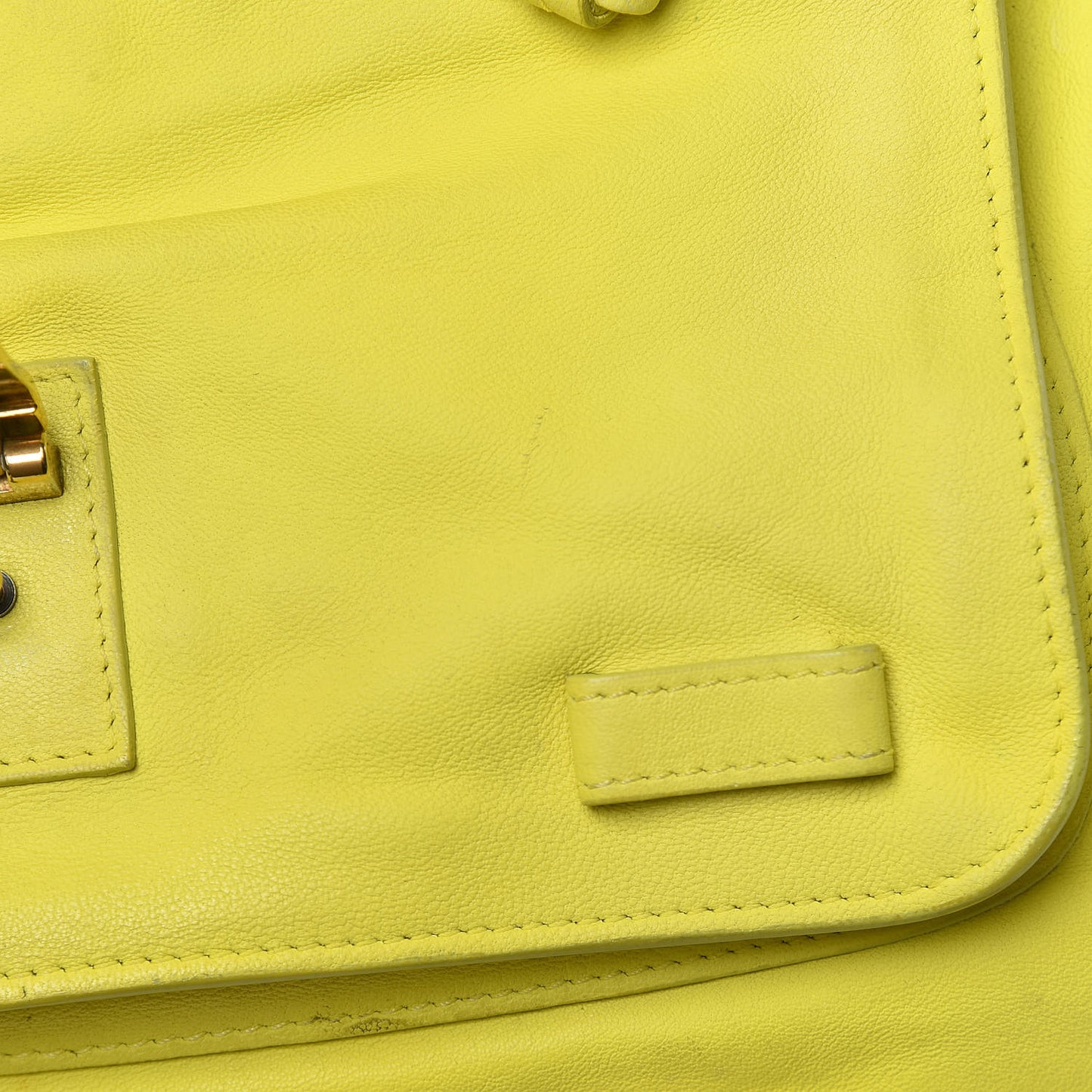 Lambskin Medium PS1 Satchel Citron
