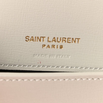 Saint Laurent Smooth Calfskin Monogram Phone Holder Crossbody Crema Soft 6 of 10