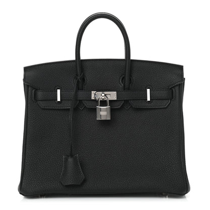 Hermes Togo Birkin 25 Black 1 of 8