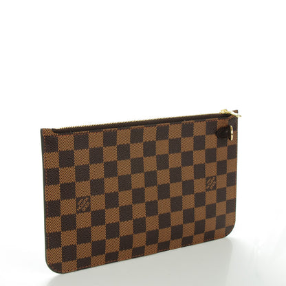 Louis Vuitton Damier Ebene Neverfull MM GM Pochette 3 of 8