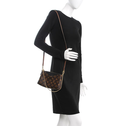 Louis Vuitton Monogram Pallas Clutch Black 2 of 7