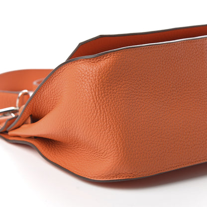 Hermes Taurillon Clemence Jypsiere 31 Orange 6 of 10