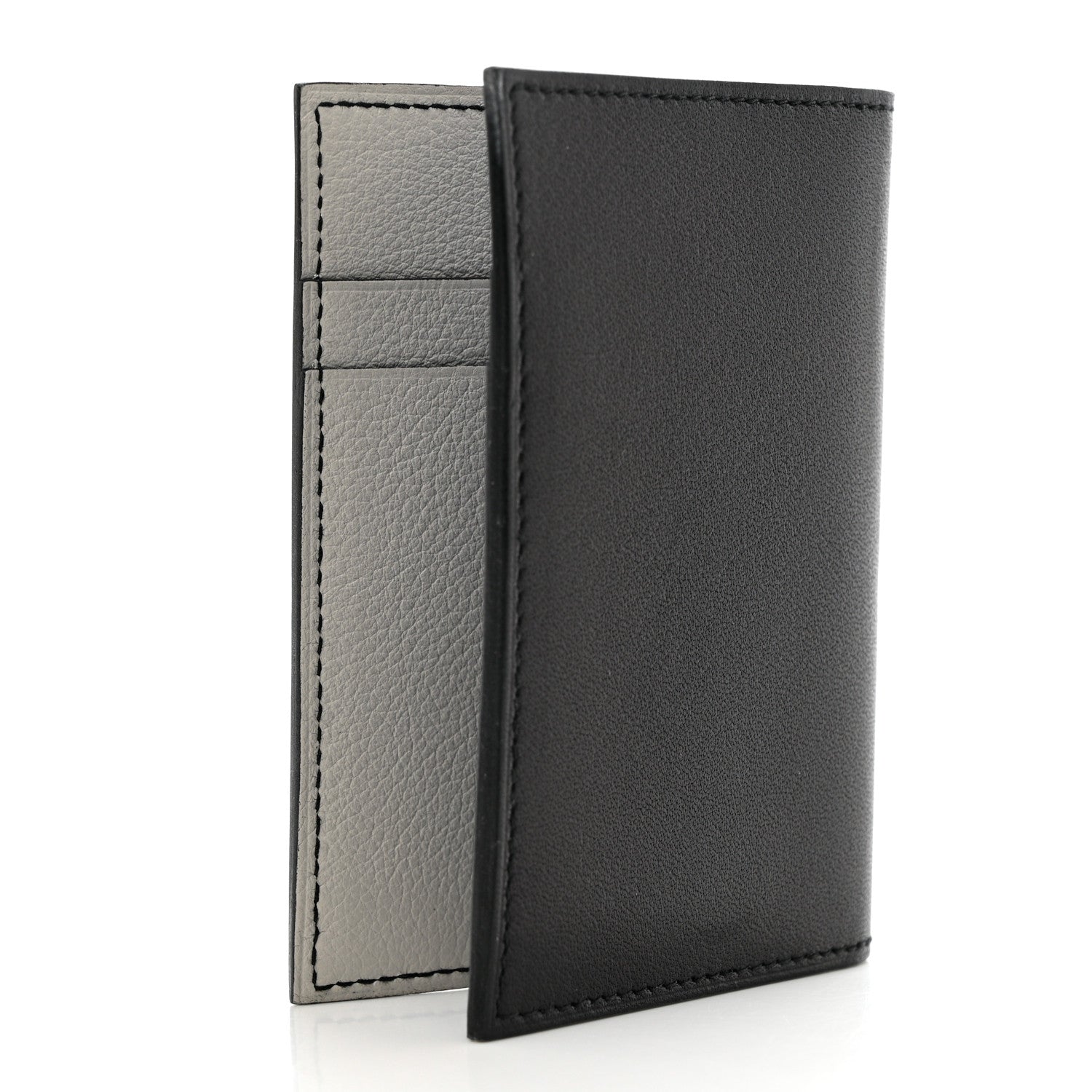 Hermes Evercolor Tri-Color MC² Euclide Jungle Card Holder Black Bleu Electrique Bleu Glacier 3 of 8