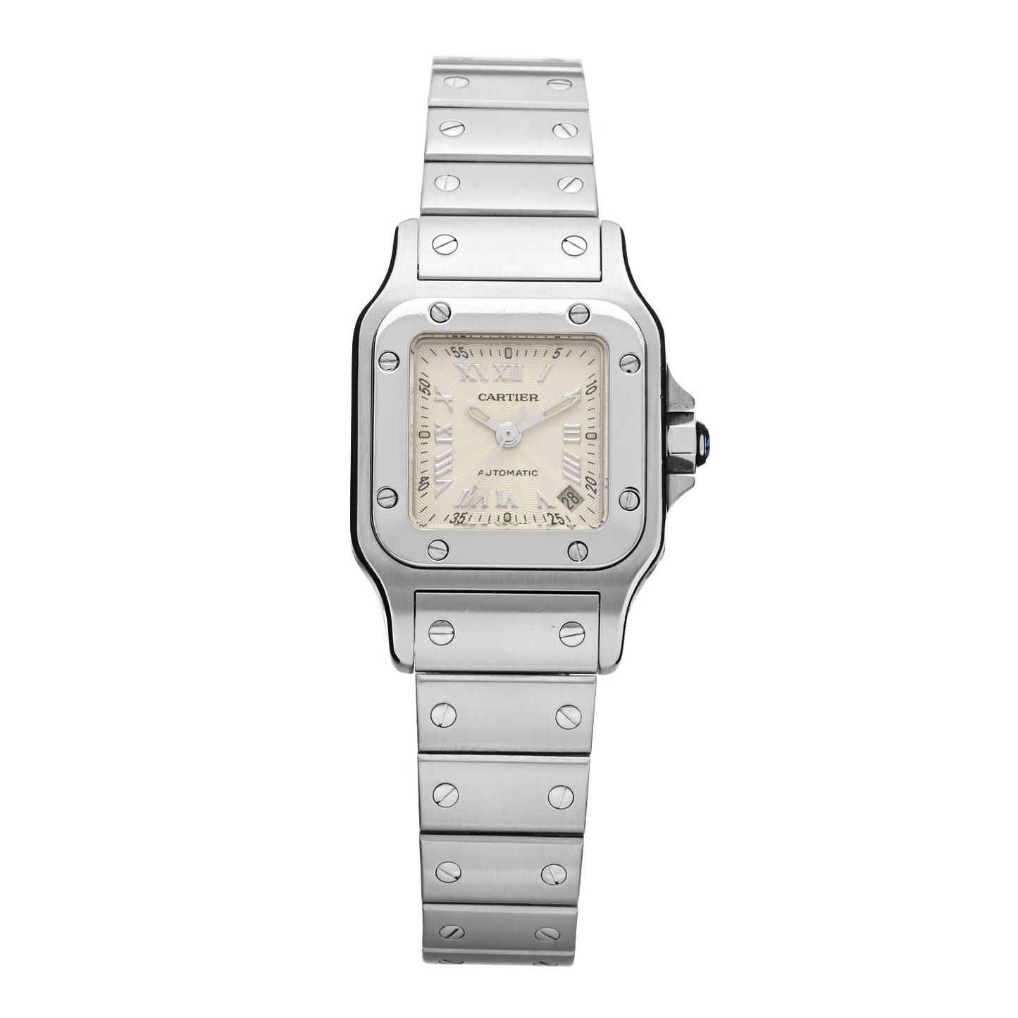 Stainless Steel 24mm Santos de Cartier Galbee Automatic Watch
