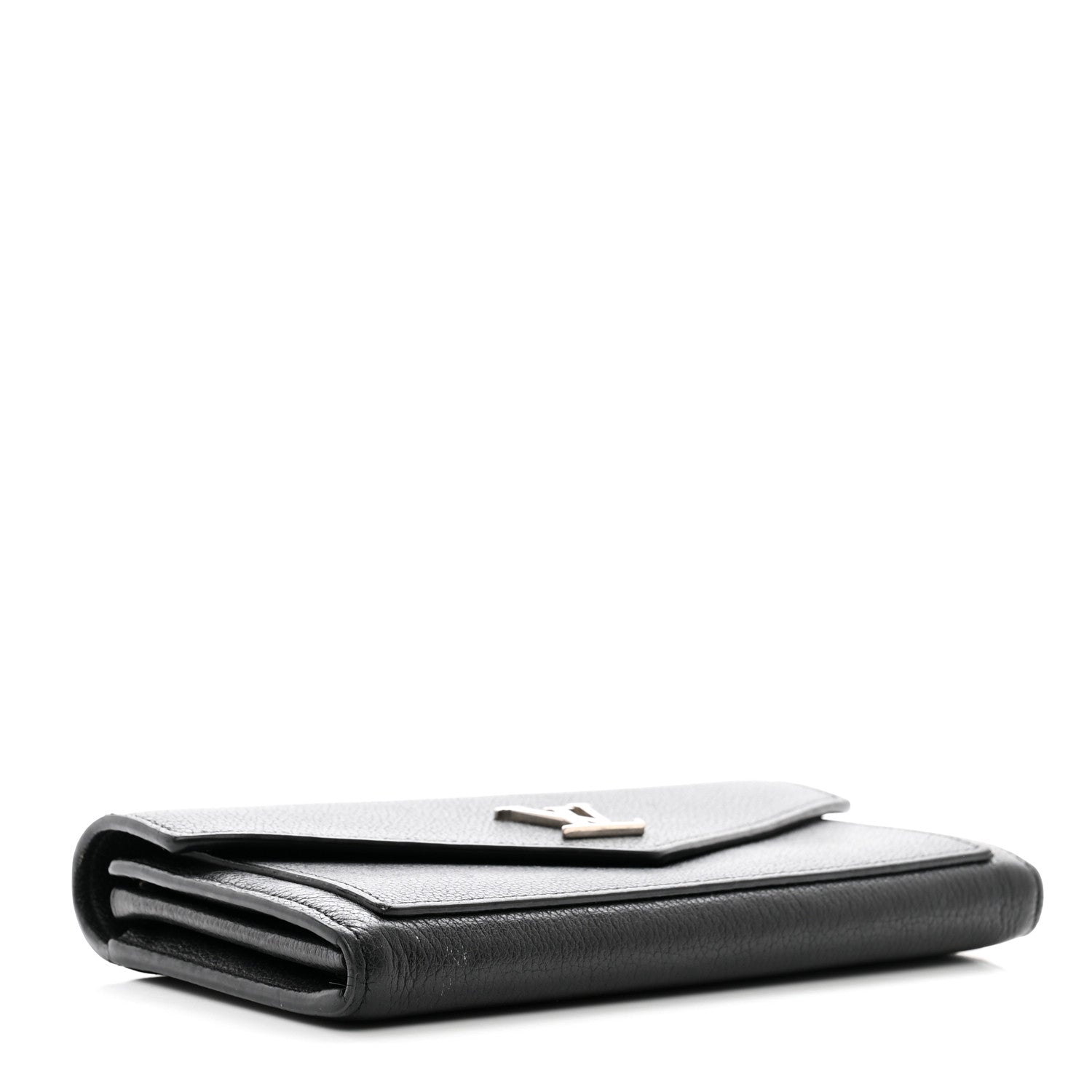 Louis Vuitton Soft Calfskin My Lockme Wallet Black 4 of 9