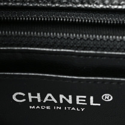 Chanel Caviar Quilted Jumbo Single Flap Black 6 of 10