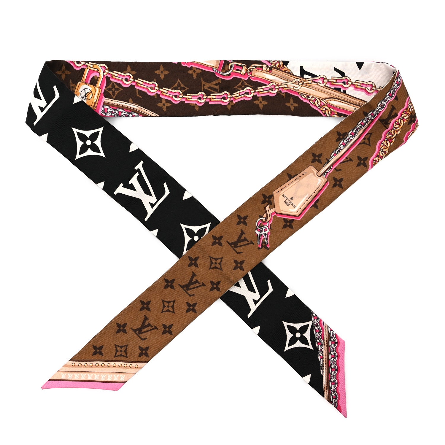 Louis Vuitton Silk Ultimate Monogram BB Bandeau Black 1 of 5