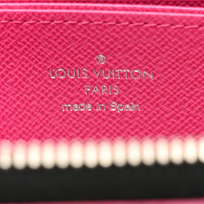 Louis Vuitton Epi Zippy Wallet Black Hot Pink 6 of 7
