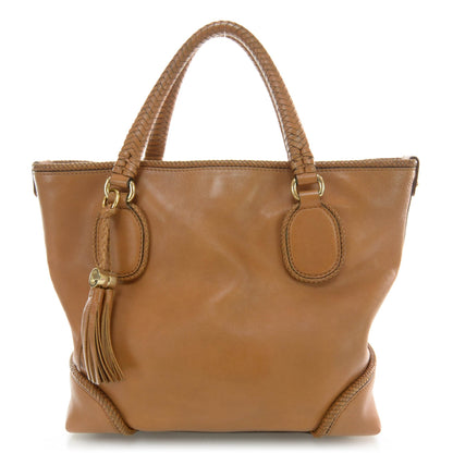 Gucci Leather Medium Marrakech Tote Camel 1 of 9