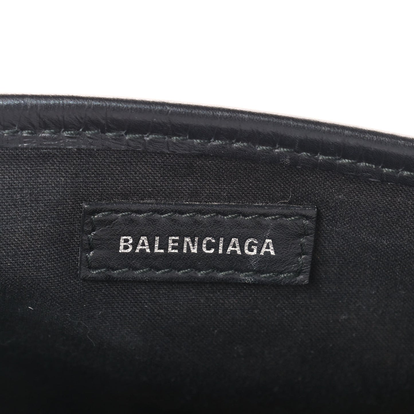 Cotton Canvas Calfskin Navy Cabas XS Natural Black