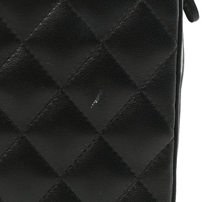 Chanel Lambskin Quilted Large Jewelry Case Black 8 of 8