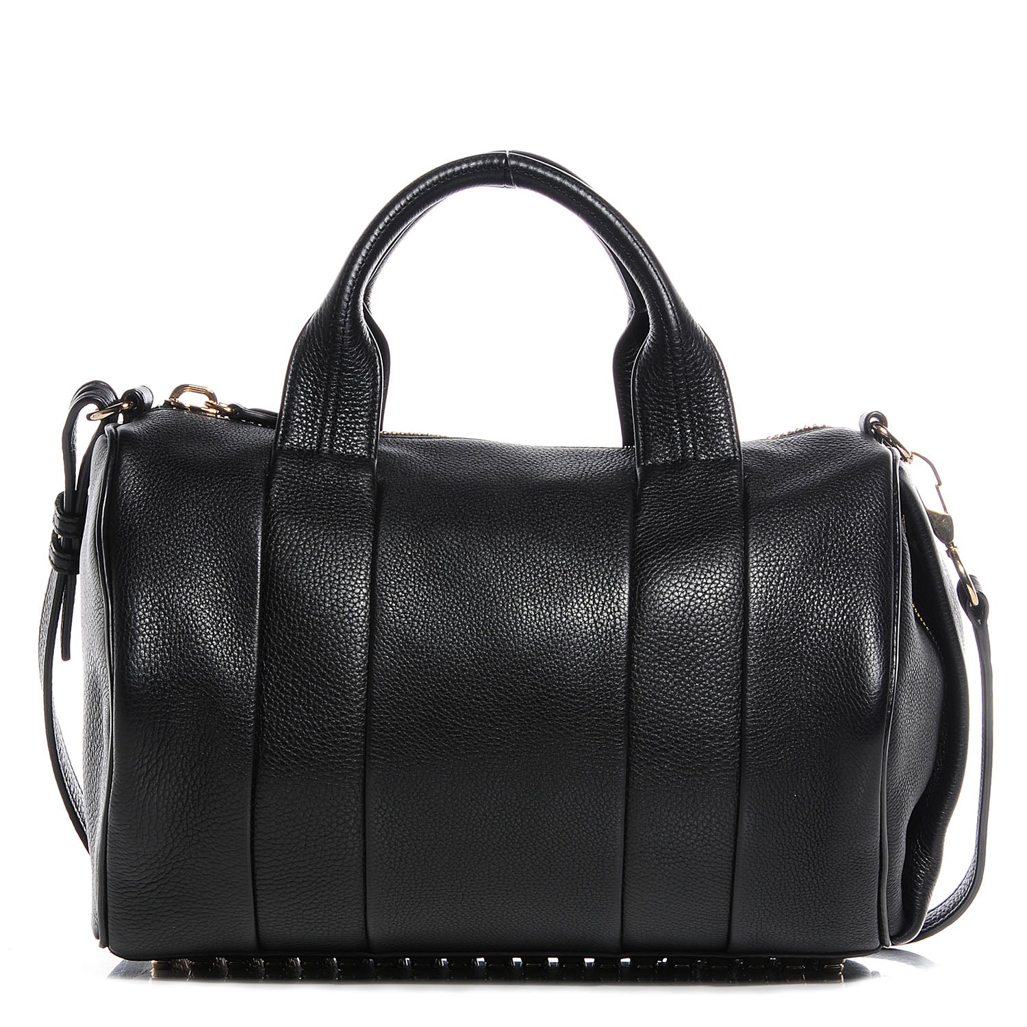 Alexander Wang Lambskin Rocco Duffel Black w Pale Gold Hardware 1 of 15